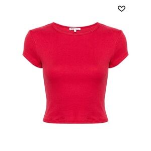 Reformation Red Muse Top